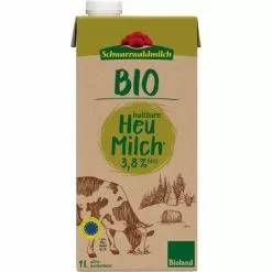 Schwarzwaldmilch Bio Haltbare Heu Milch 3,8% 1L