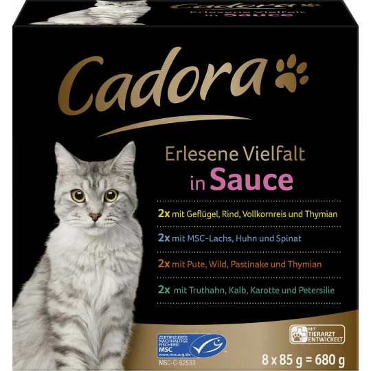 Cadora Erlesene Vielfalt In Sauce 8x 85G 1 Cadora Erlesene Vielfalt In Sauce 8x 85G