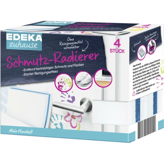 EDEKA Schmutz-Radierer 4 Stück 1 EDEKA Schmutz-Radierer 4 Stück