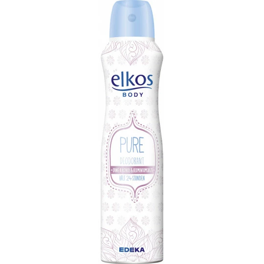 Elkos Deospray Pure 200 Ml 1 Elkos Deospray Pure 200 Ml
