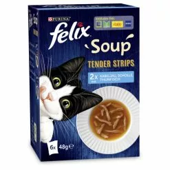Felix Soup Tender Strips Wasser 6x48G