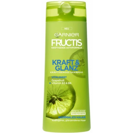 Garnier Fructis Kraft & Glanz Kräftigendes Shampoo 250ML 1 Garnier Fructis Kraft & Glanz Kräftigendes Shampoo 250ML