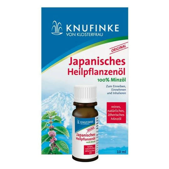 Klosterfrau Japanisches Heilpflanzenöl 100% Minze 10ML 1 Klosterfrau Japanisches Heilpflanzenöl 100% Minze 10ML