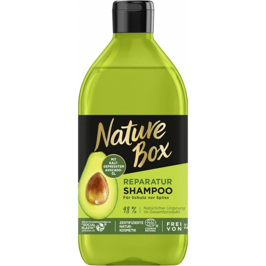 Nature Box Reparatur Shampoo Avocadoöl 385ML 1 Nature Box Reparatur Shampoo Avocadoöl 385ML