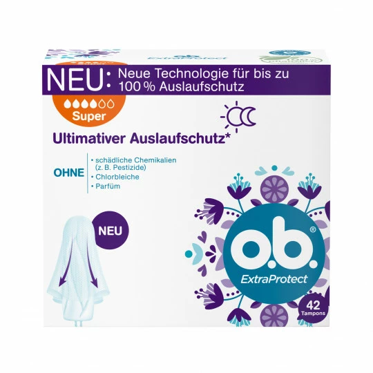 O.b.Extra Protect Tampons Super 42ST 1 O.b.Extra Protect Tampons Super 42ST