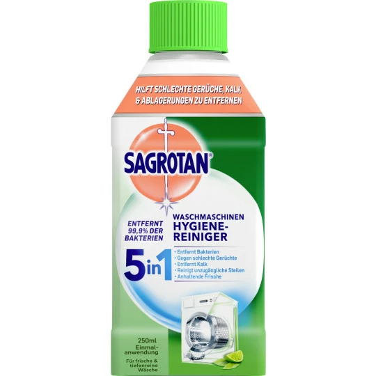 Sagrotan Waschmaschinen Hygiene-Reiniger 5in1 250ML 1 Sagrotan Waschmaschinen Hygiene-Reiniger 5in1 250ML