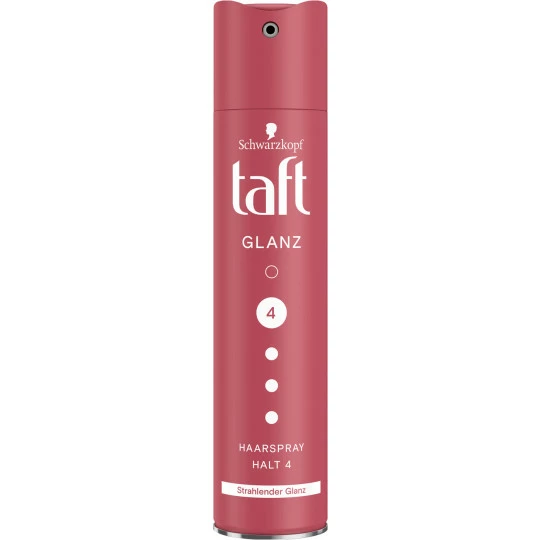 Schwarzkopf Taft Glanz Haarspray Halt 4 250ML 1 Schwarzkopf Taft Glanz Haarspray Halt 4 250ML