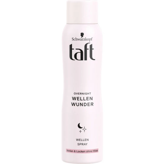 Schwarzkopf Taft Overnight Wellen Wunder Spray 150ML 1 Schwarzkopf Taft Overnight Wellen Wunder Spray 150ML